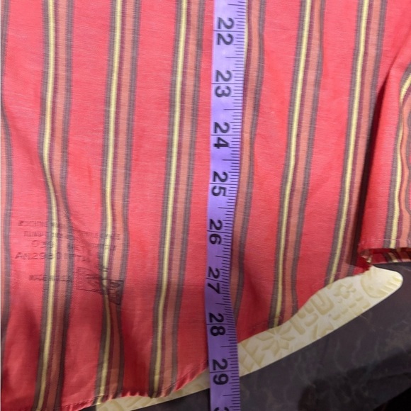 Vintage Arrow Men's Shirt with Orange and Green Stripes - Picture 11 of 11